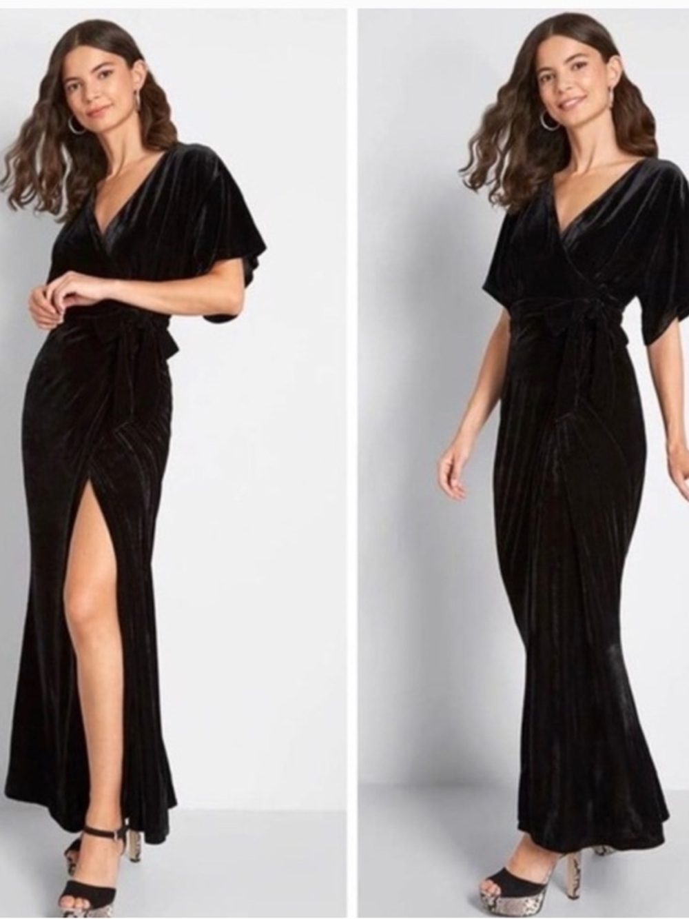 ModCloth x  Kelko Velvet Maxi Dress US 6 NWT